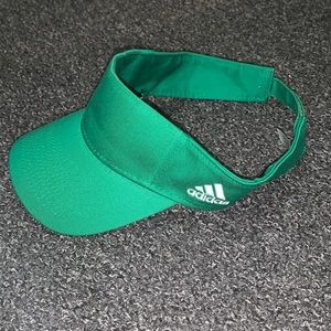 Green adidas visor